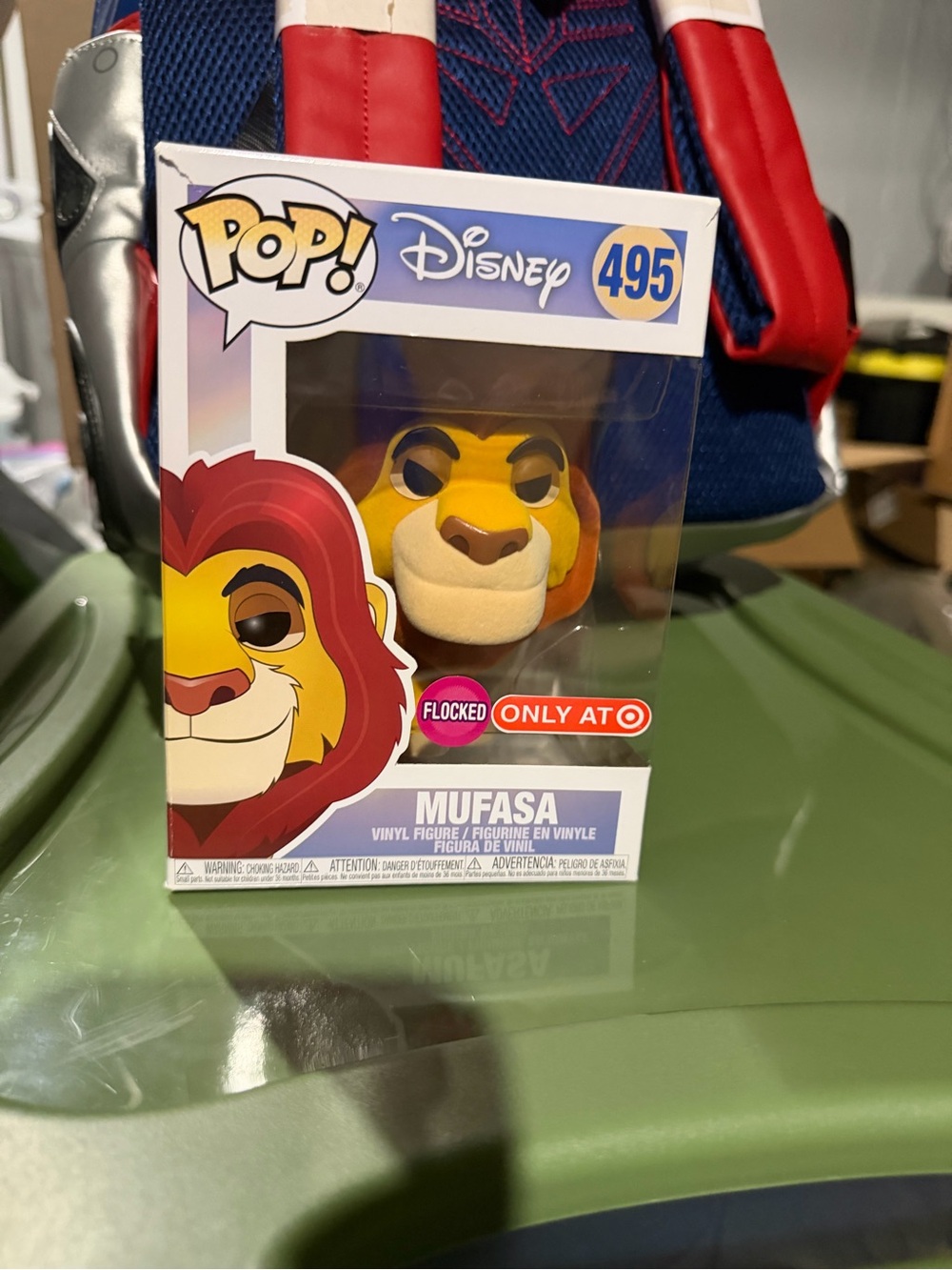 Funko Pop Disney Mufasa Flocked Vinyl Figure #495
